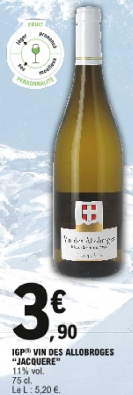 igp vin des allobroges jacquere