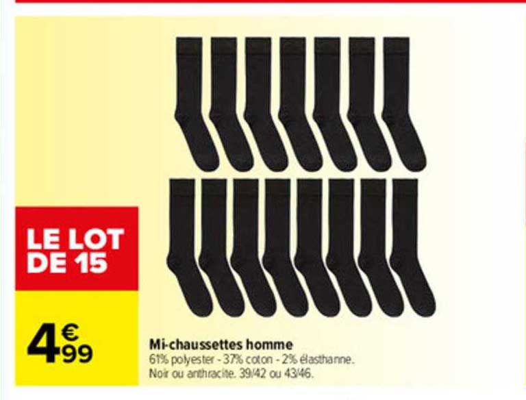 mi-chaussettes homme