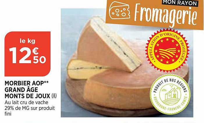 morbier aop grand âge monts de joux