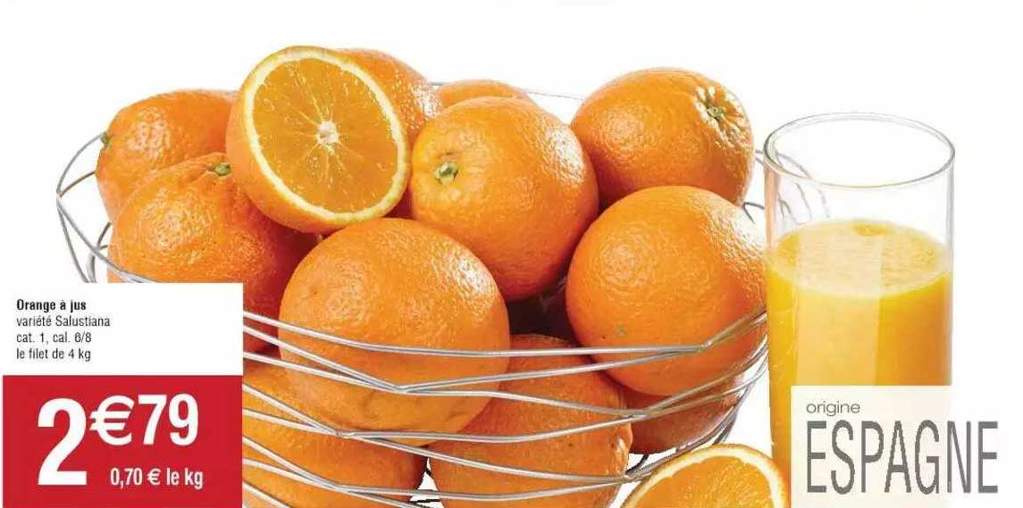 orange à jus salustiana