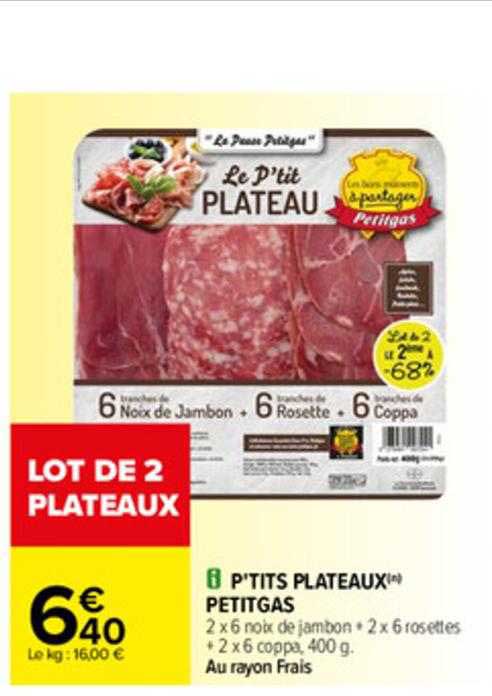 p'tits plateaux petitgas