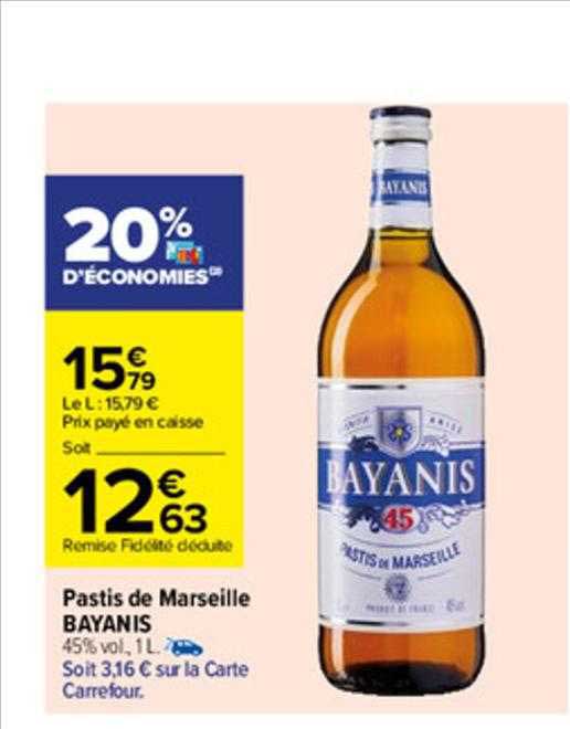 Pastis De Marseille Bayanis