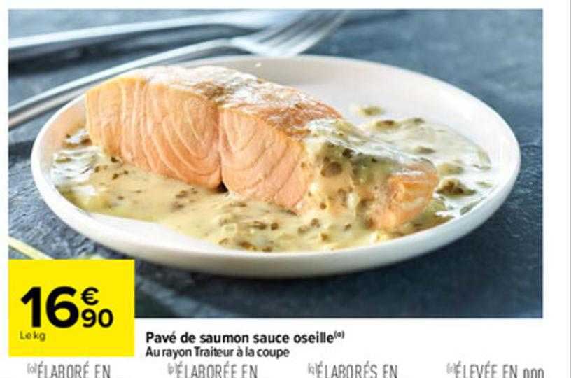 pavé de saumon sauce oseille
