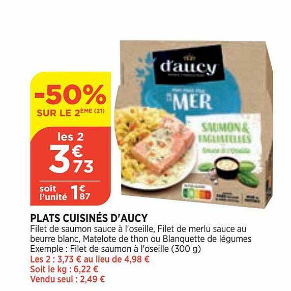 Plats Cuisinés D'aucy