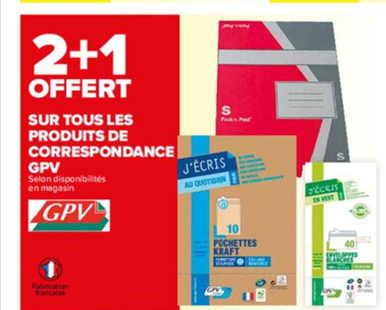 produits de correspondance gpv