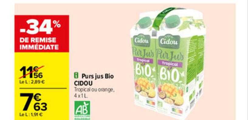 Purs Jus Bio Cidou