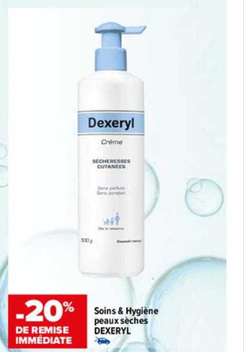 soins & hygiène peaux sèches dexeryl