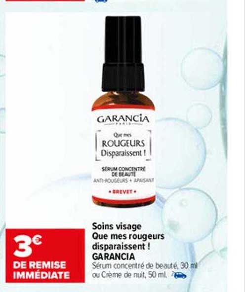 soins visage que mes rougeurs disparaissent! garancia