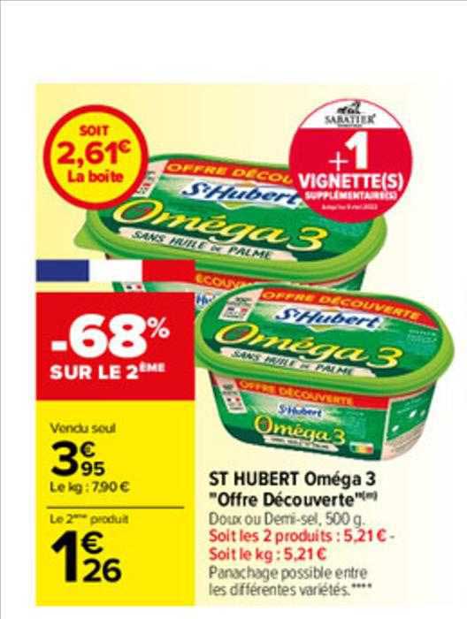 st hubert oméga 3 "offre découverte"