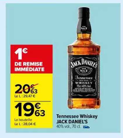 tennessee whiskey jack daniel's