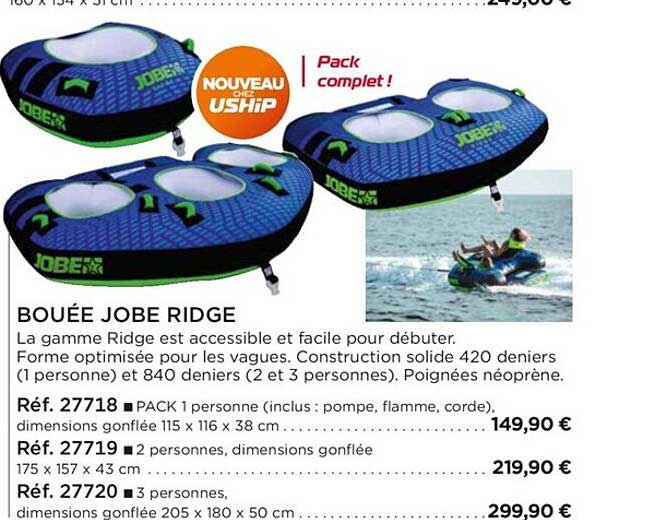 bouée jobe ridge