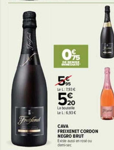 cava freixenet cordon negro brut