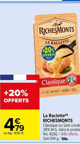 la raclette riches monts