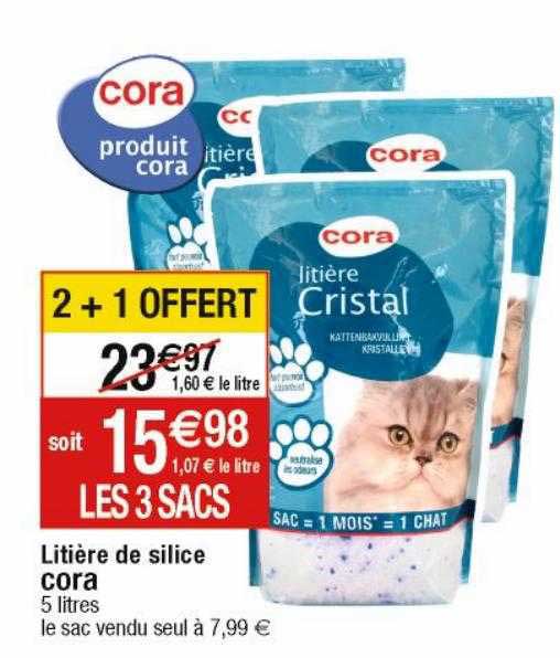 Litière De Silice Cora
