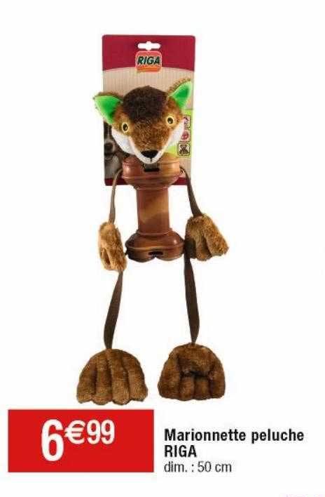 marionnette peluche riga