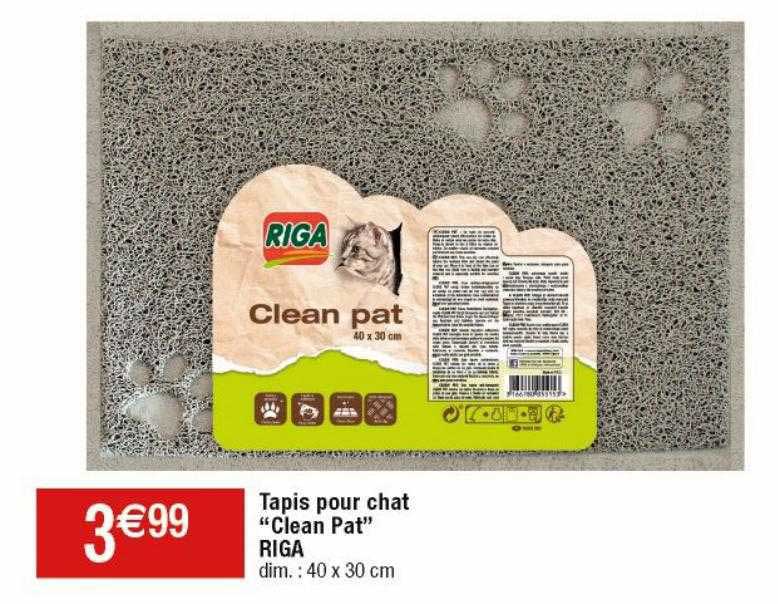 tapis pour chat "clean pat" riga
