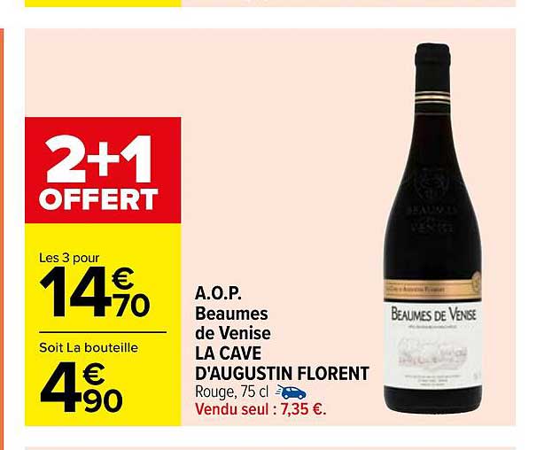 a.o.p. beaumes de venise la cave d'augustin florent