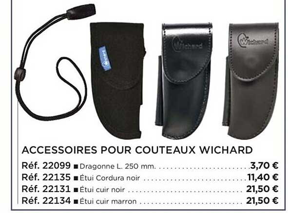 accessoires pour couteaux wichard