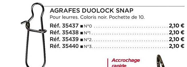 agrafes duolock snap