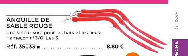 anguille de sable rouge