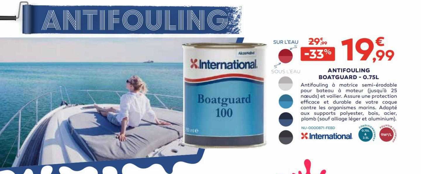 antifouling boatguard - 0.75l international