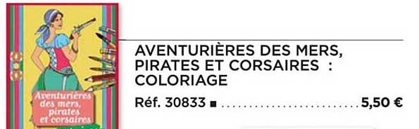 aventurières des mers, pirates et corsaires : coloriage