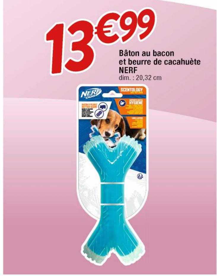 Bâton Au Bacon Et Beurre De Cacahuète Nerf