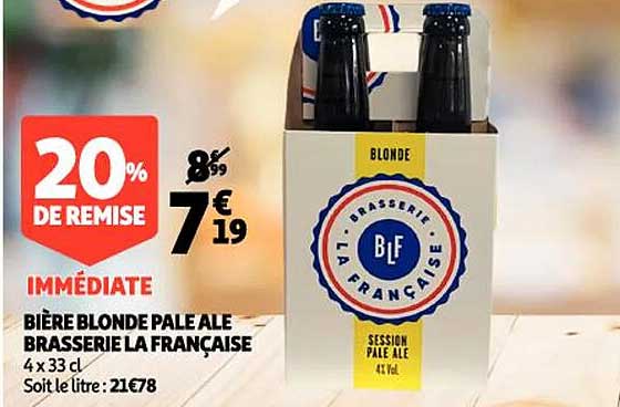 bière blonde pale ale brasserie la française