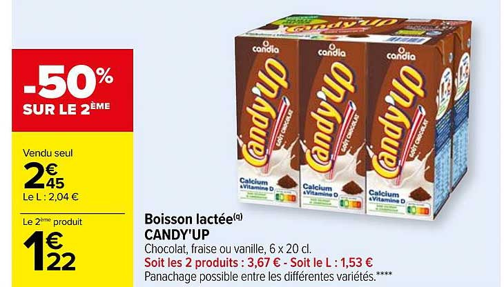 Boisson Lactée Candy'up