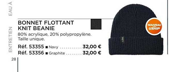 bonnet flottant knit beanie