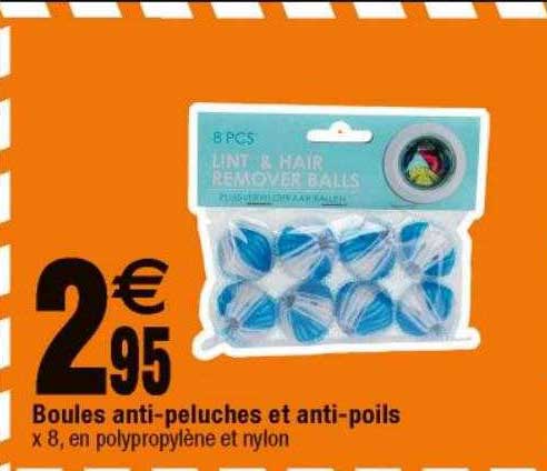 boules anti-peluches et anti-poils