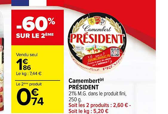 Camembert Président