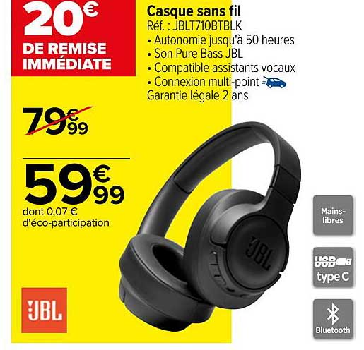 Casque Sans Fil Jbl