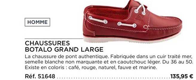 chaussures botalo grand large