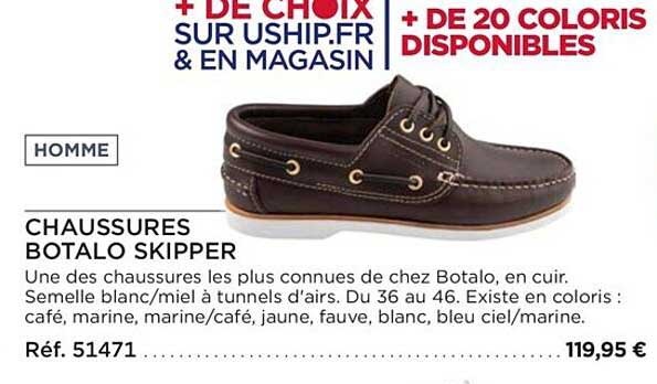chaussures botalo skipper