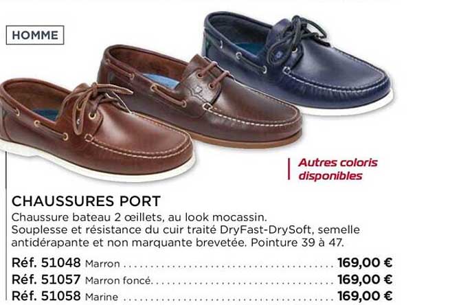 chaussures port
