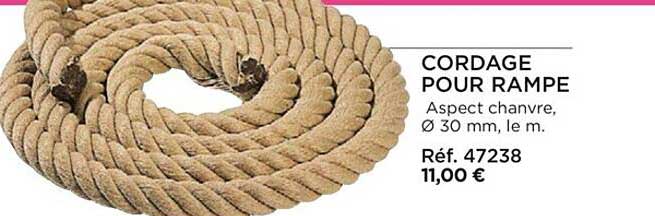 cordage pour rampe