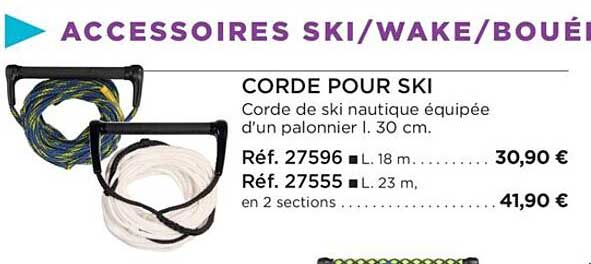 corde pour ski