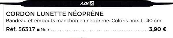 cordon lunette néoprène