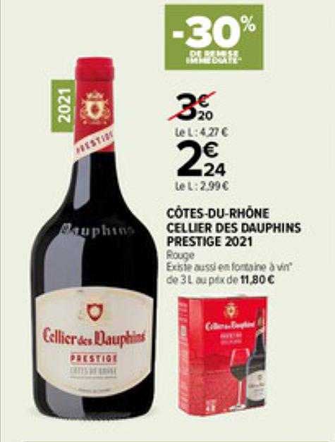 côtes-du-rhône cellier des dauphins prestige 2021