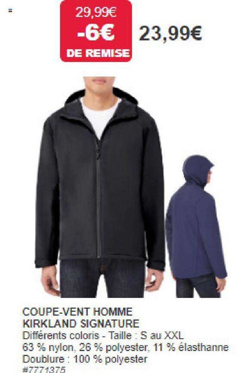 Coupe-vent Home Kirkland Signature