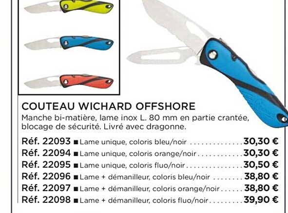 couteau wichard offshore