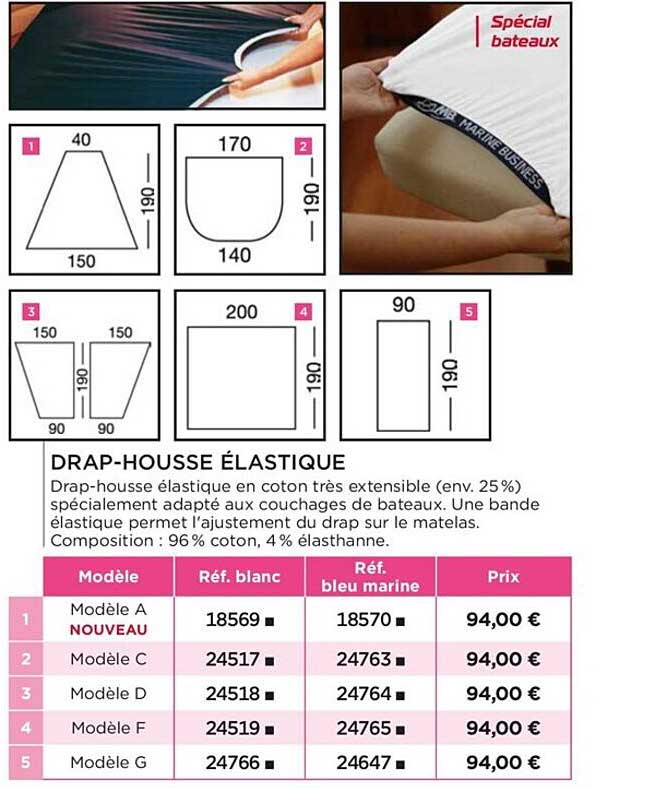 drap-housse élastique