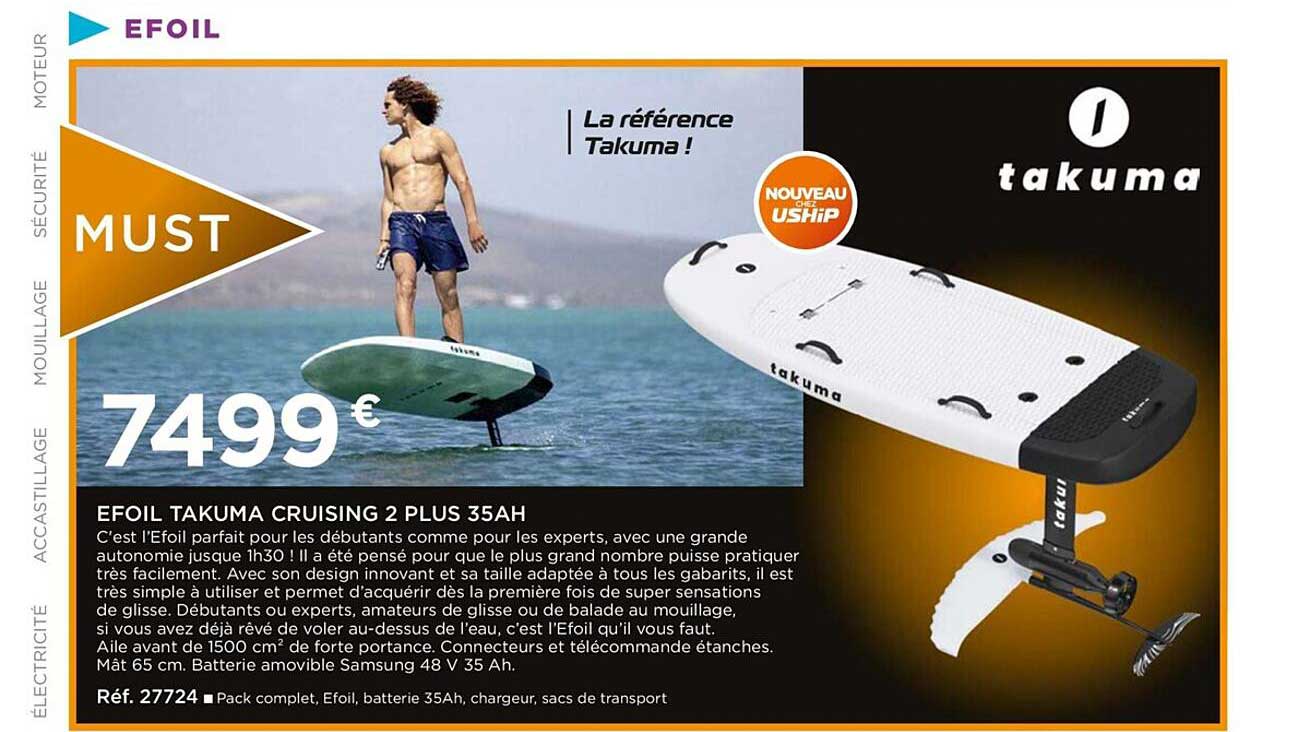 éfoil takuma cruising 2 plus 35Ah
