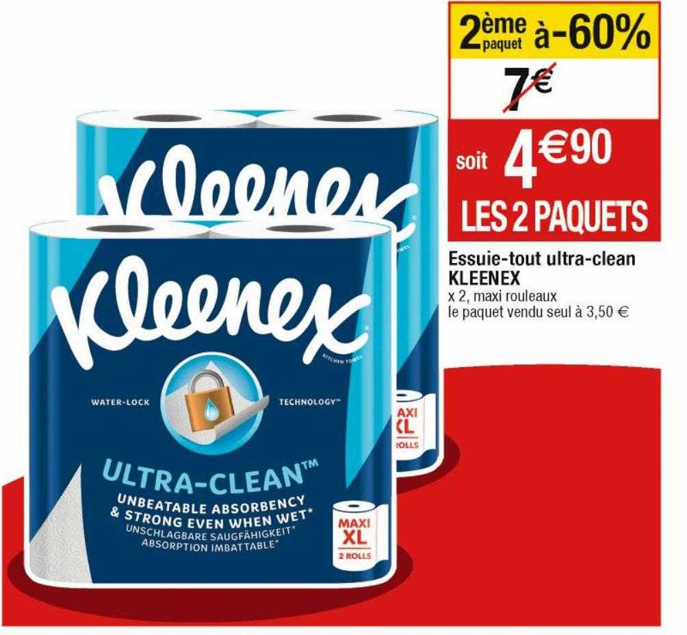 essuie-tout ultra-clean kleenex
