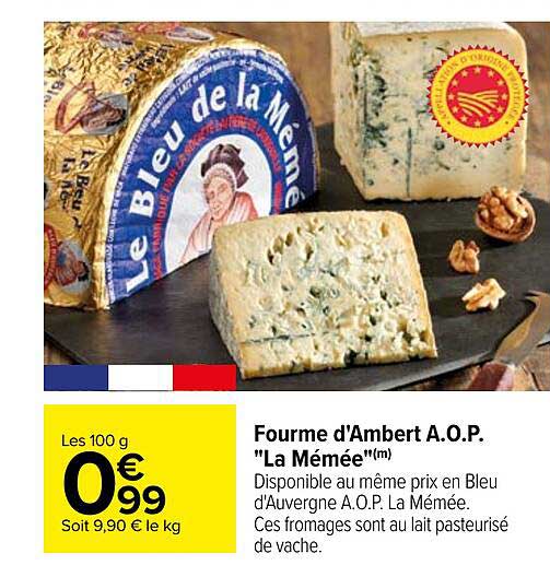 fourme d'ambert a.o.p. "la mémée"