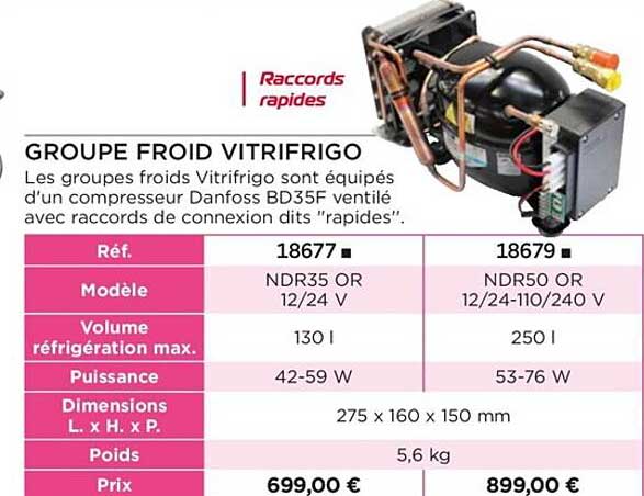 groupe froid vitrifrigo