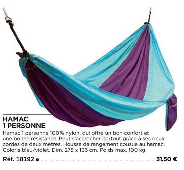 hamac 1 personne