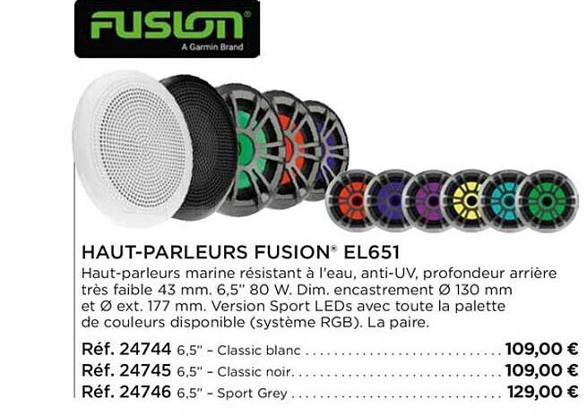 haut-parleurs fusion el651