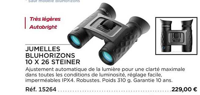 jumelles bluhorizons 10 x 26 steiner